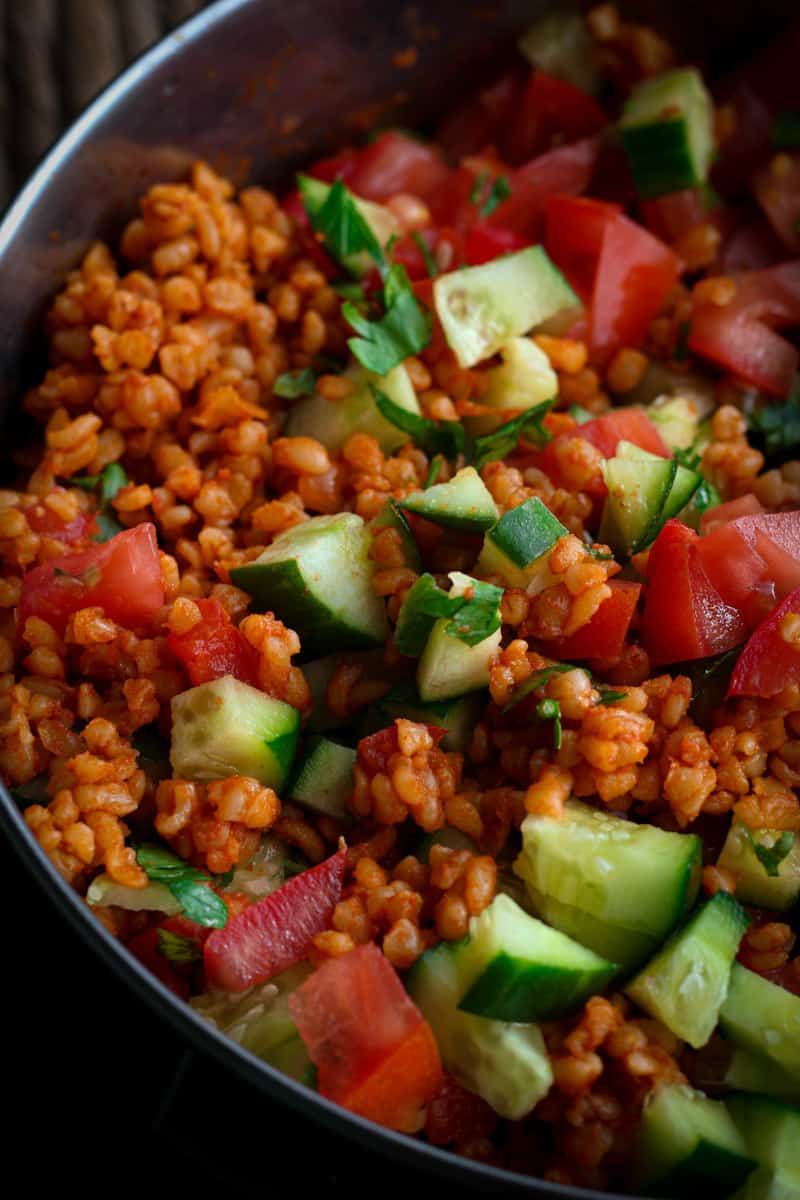 How To Make Turkish Bulgur Salad K S R Days Of Jay