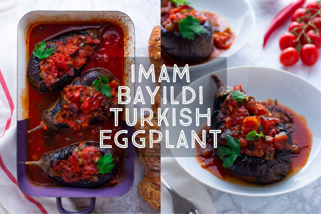 How To Make Imam Bayildi Turkish Stuffed Eggplants