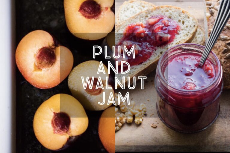 Plum and Walnut Jam