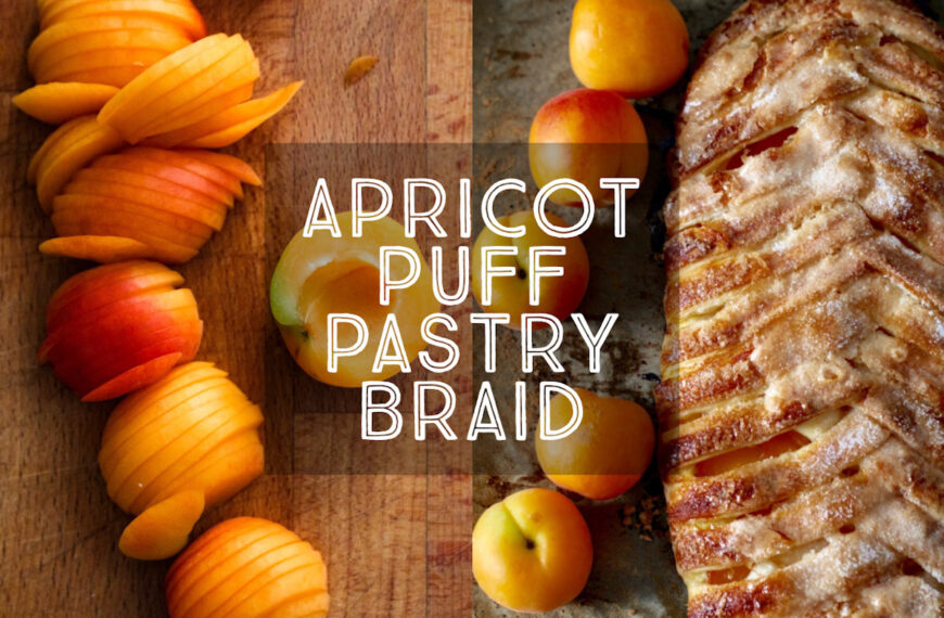 Apricot Puff Pastry Braid.