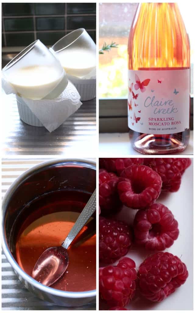 Pink Champagne Panna Cotta