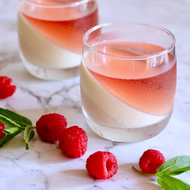 Pink Champagne Panna Cotta