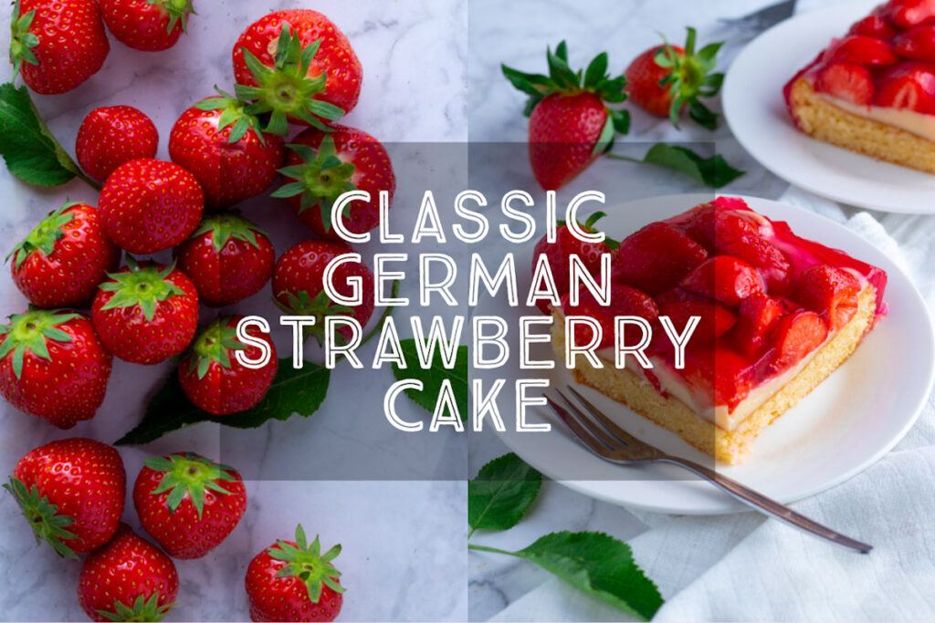 German Strawberry Cake