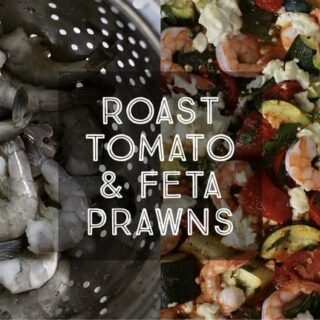 Roast Tomato and Feta Prawns