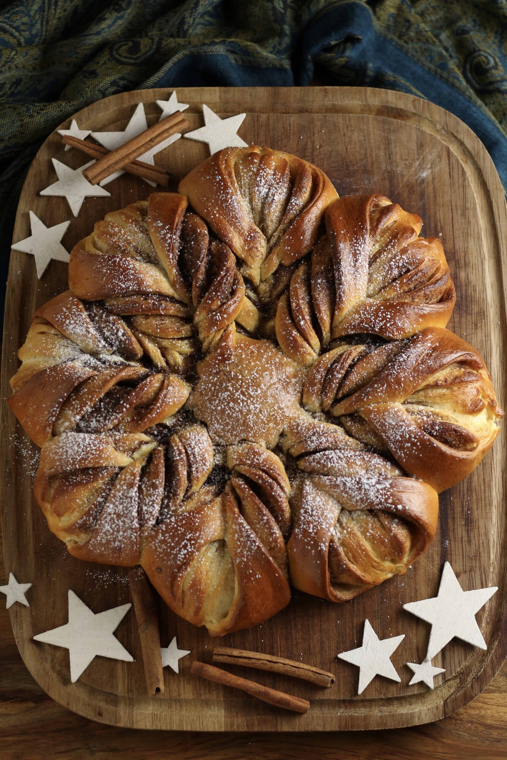 Chocolate Cinnamon Star Bread