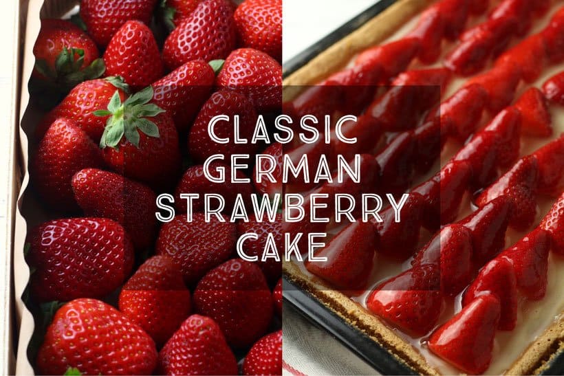 German Strawberry Cake