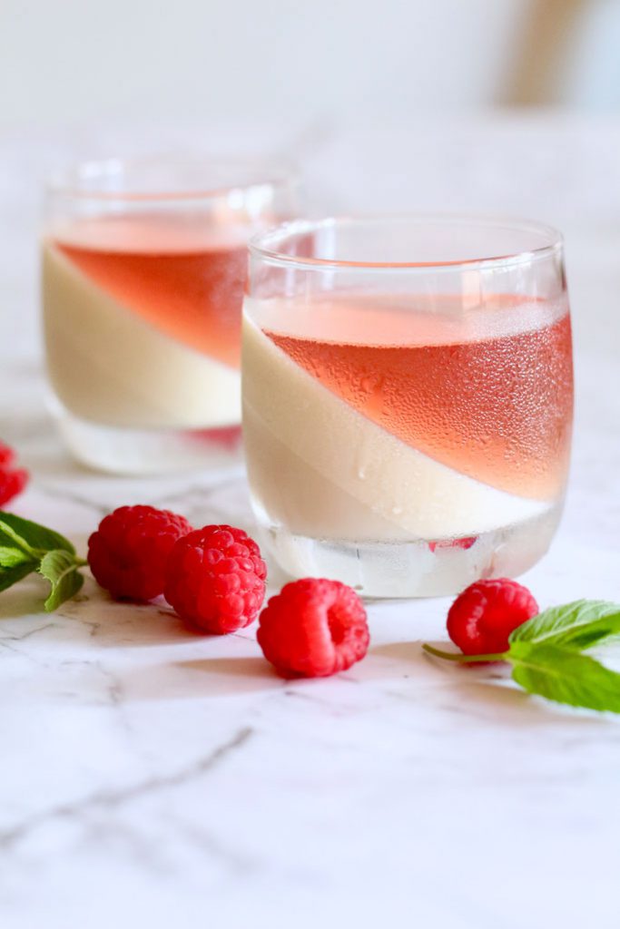 Pink Champagne Panna Cotta