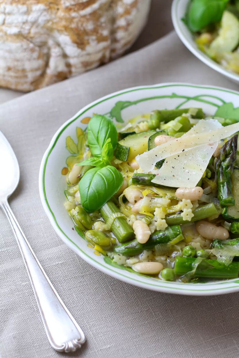 Spring Soup Minestrone Primavera