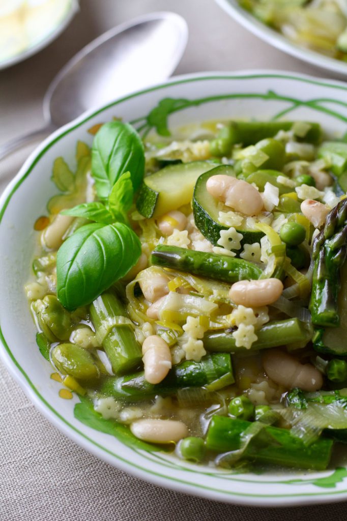 Spring Soup Minestrone Primavera