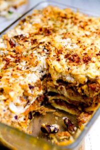 Spicy Mexican Tortilla Lasagne