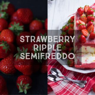 Strawberry Ripple Semifreddo