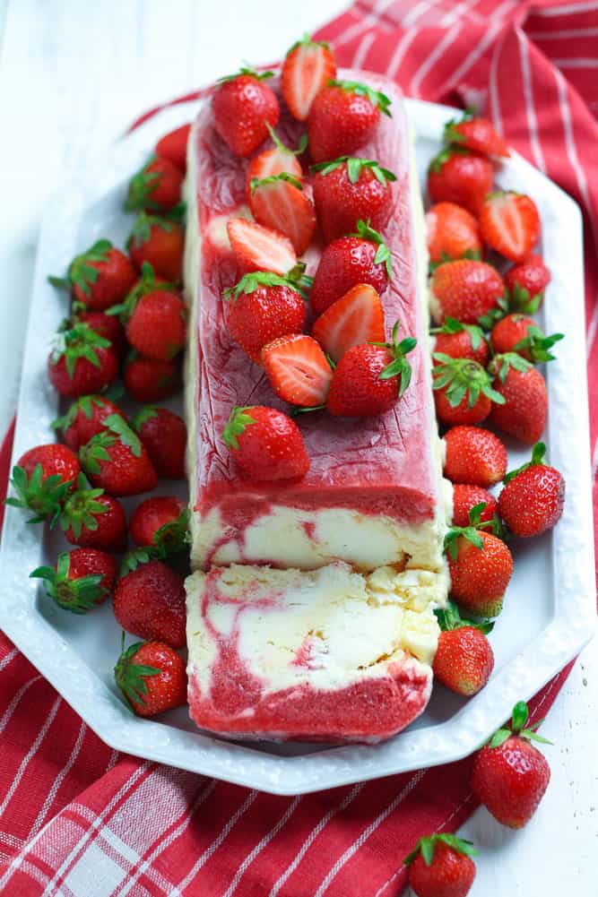 Strawberry Semifreddo