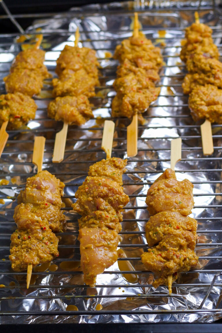 How To Make delicious Grilled Chicken Satay Skewers Days of Jay