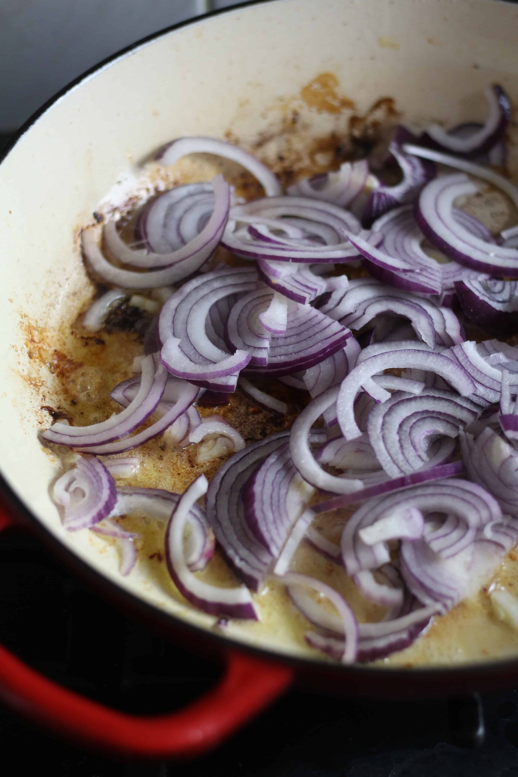 Sweating Onions