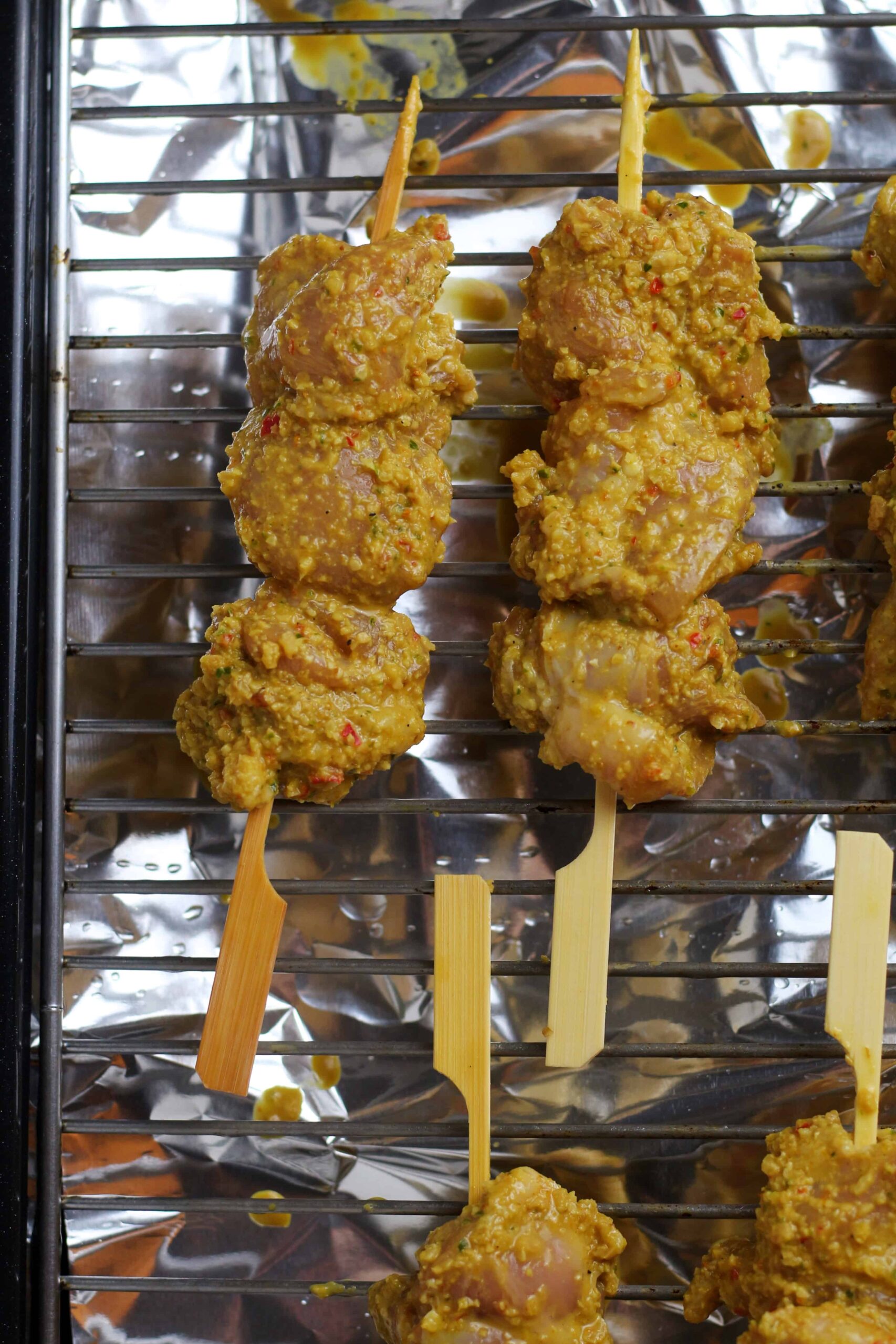 Grilled Chicken Satay Skewers Grilled Chicken Satay Skewers