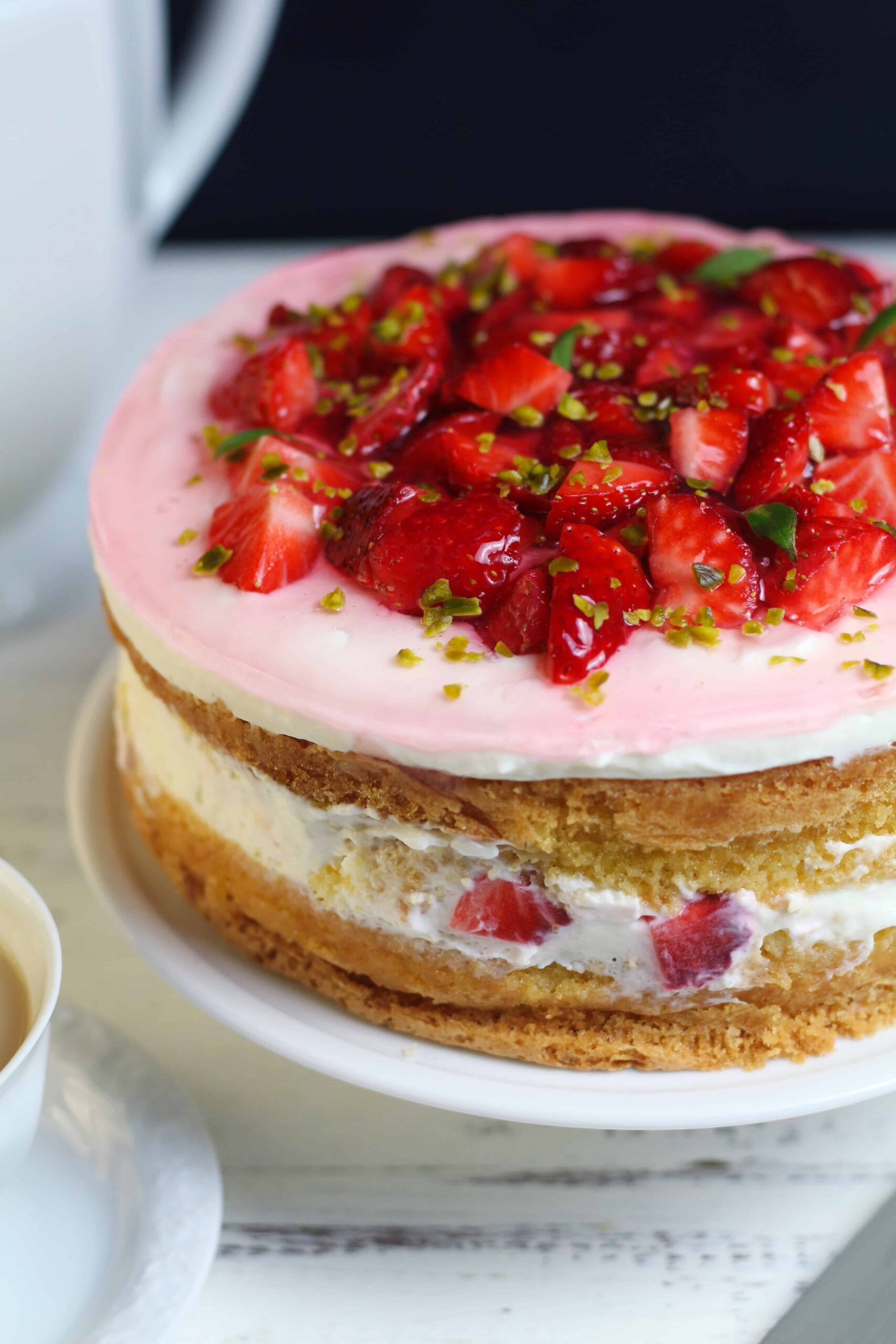 How To Make German Strawberry Cream Torte — Days of Jay