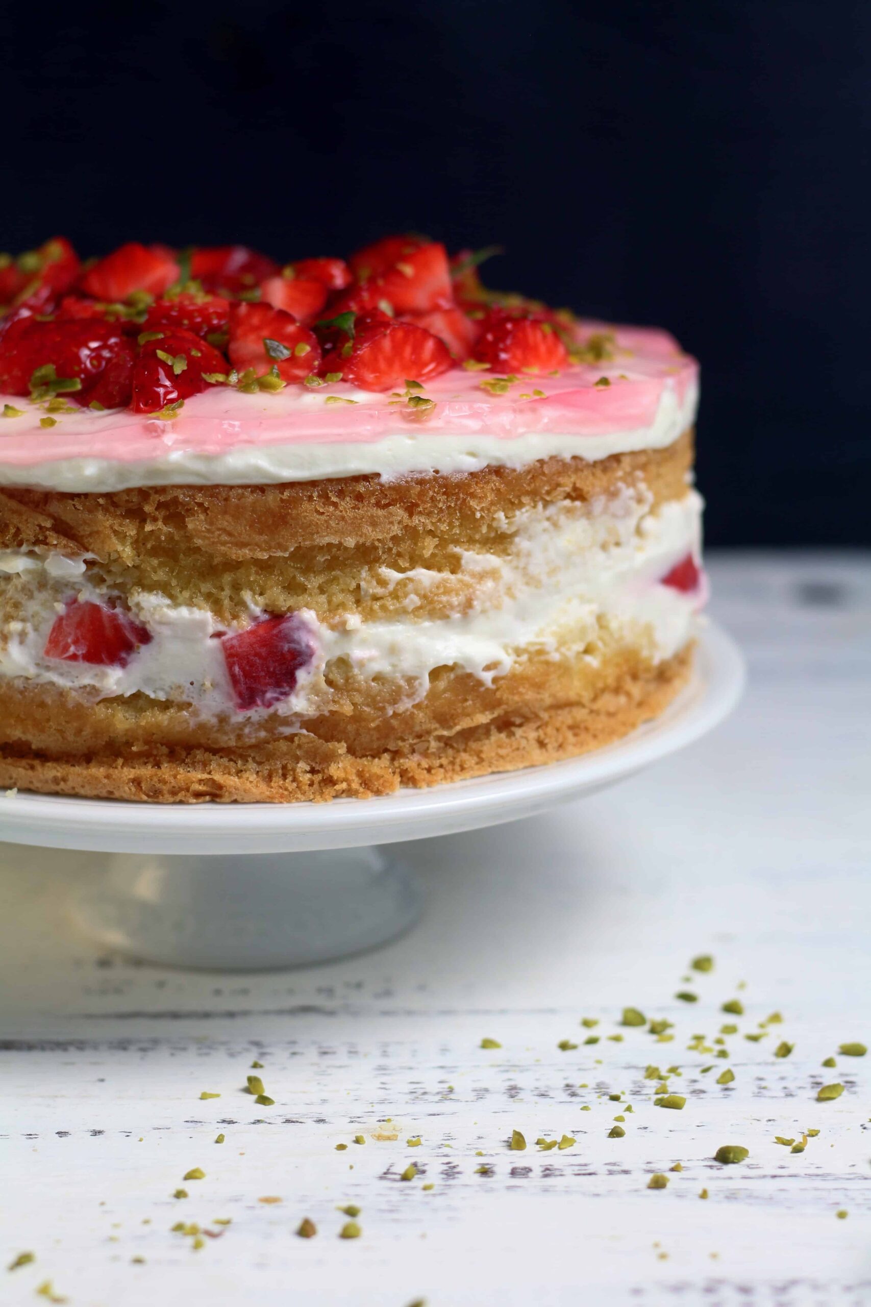 German Strawberry Cream Torte German Strawberry Cream Torte