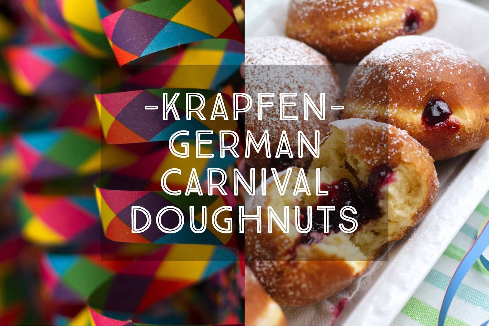 Krapfen German Carnival Doughnuts