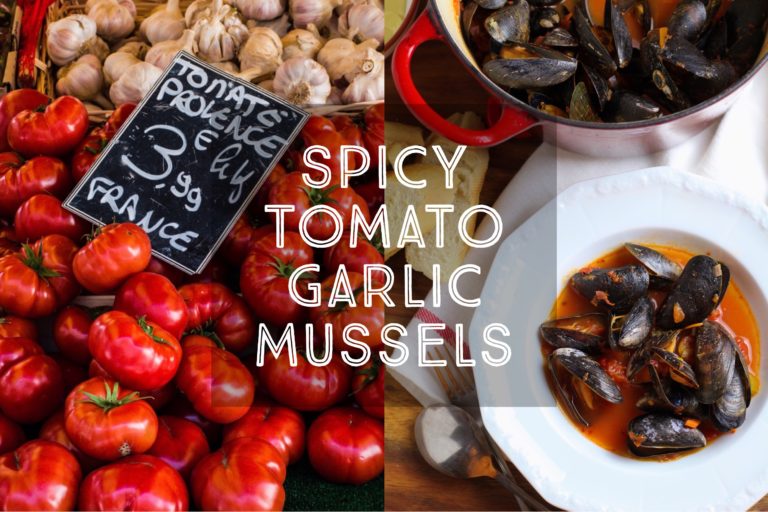 Spicy Tomato and Garlic Mussels