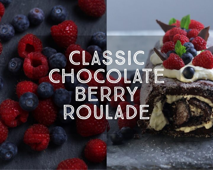 Classic Chocolate Berry Roulade