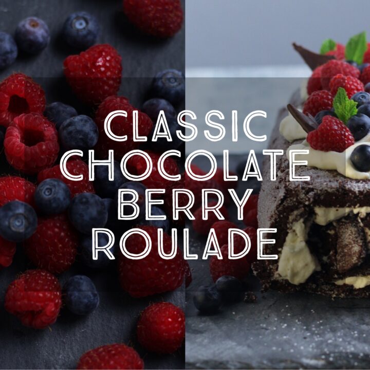 Classic Chocolate Berry Roulade
