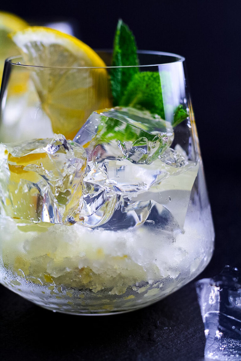 How To Make Gin and Tonic Jelly with Lemon Granita Days of Jay