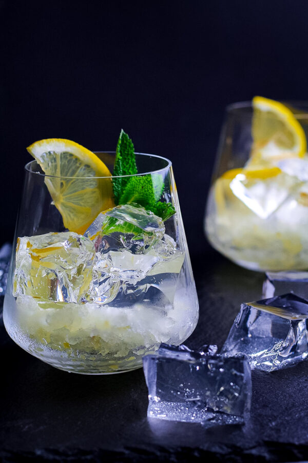 How To Make Gin and Tonic Jelly with Lemon Granita Days of Jay