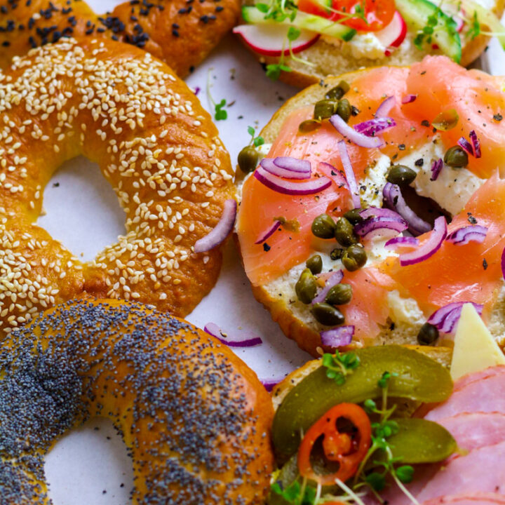 Homemade Sesame Bagels