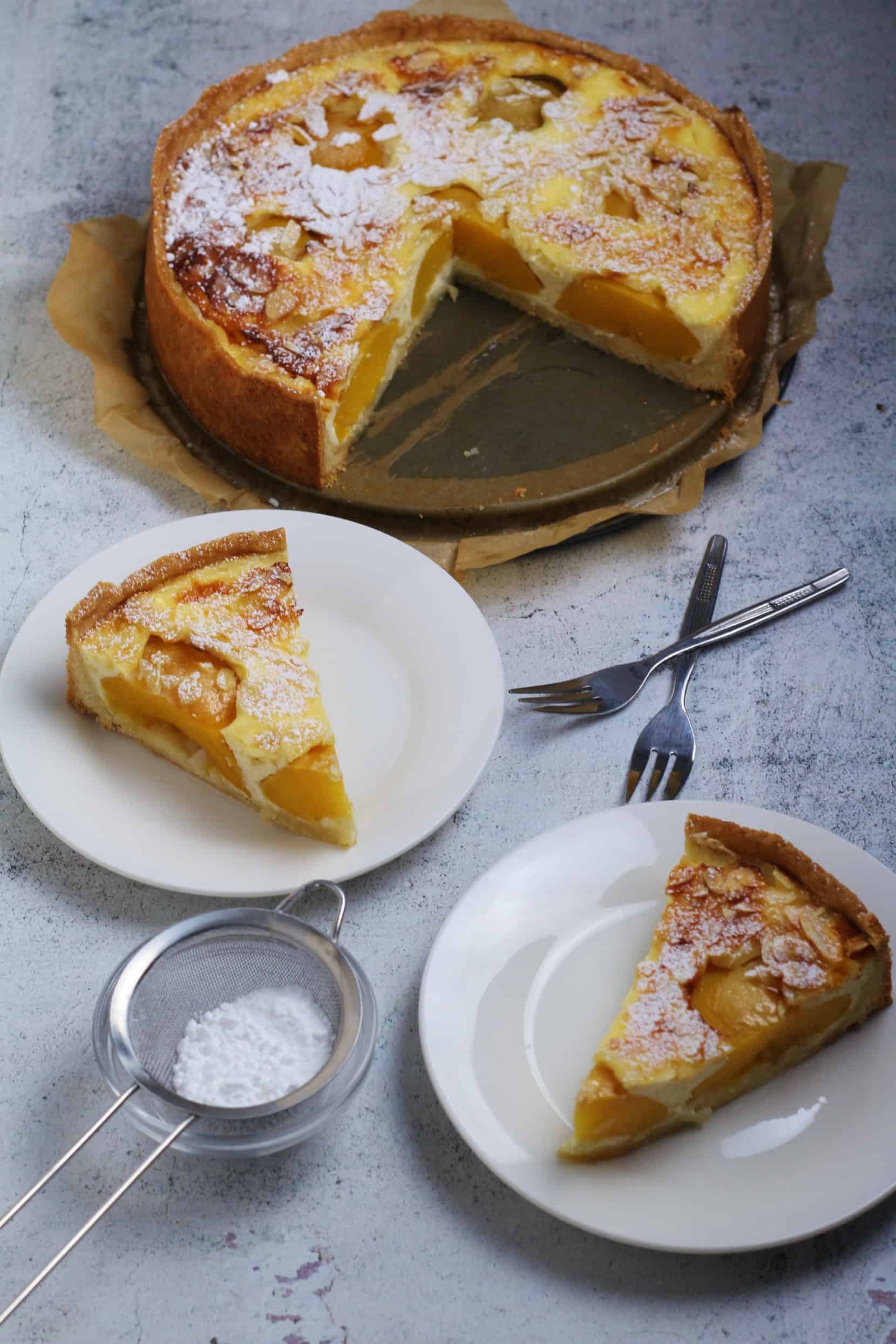 Peaches and Cream Cake Peaches and Cream Cake