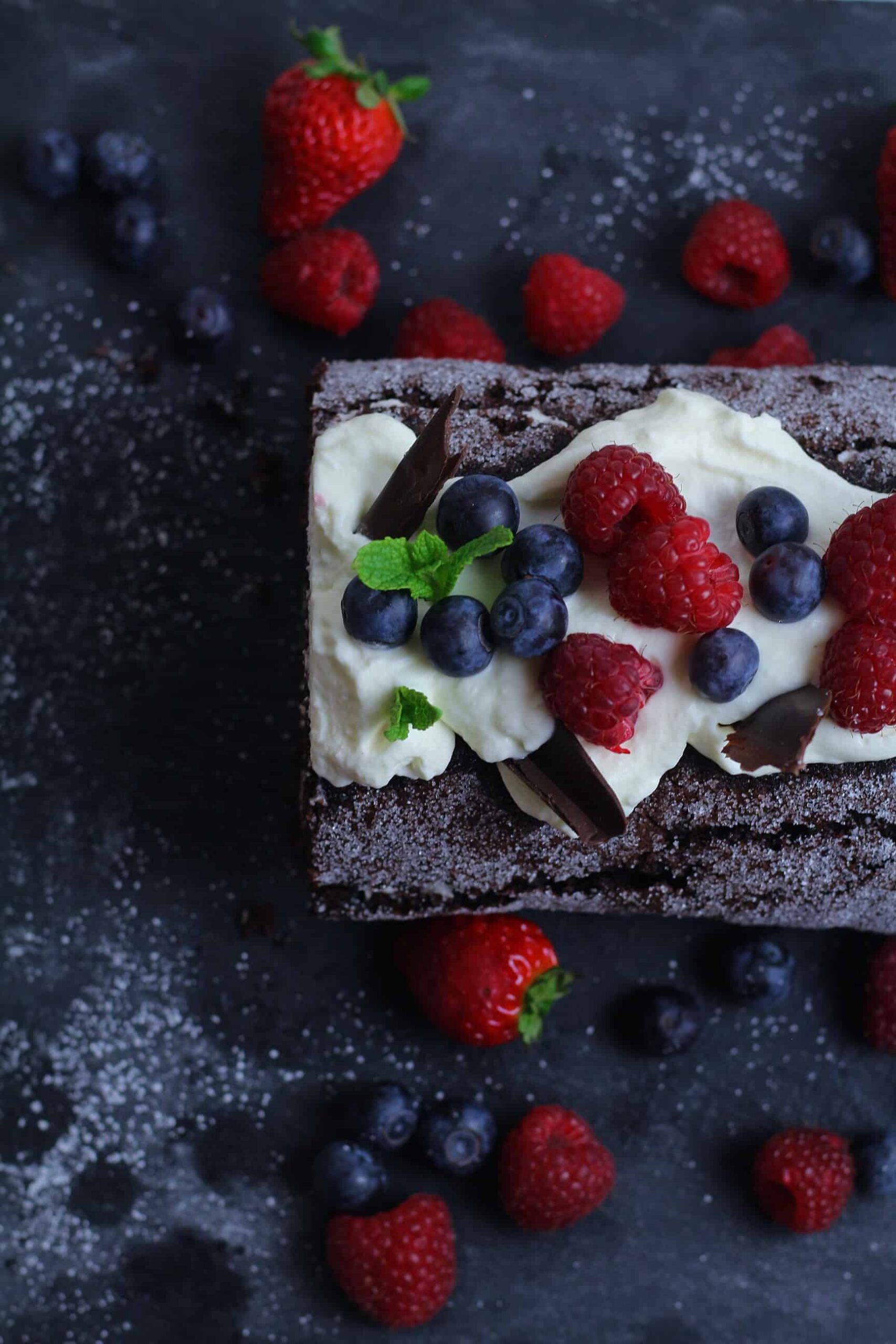 Chocolate Berry Roulade Chocolate Berry Roulade