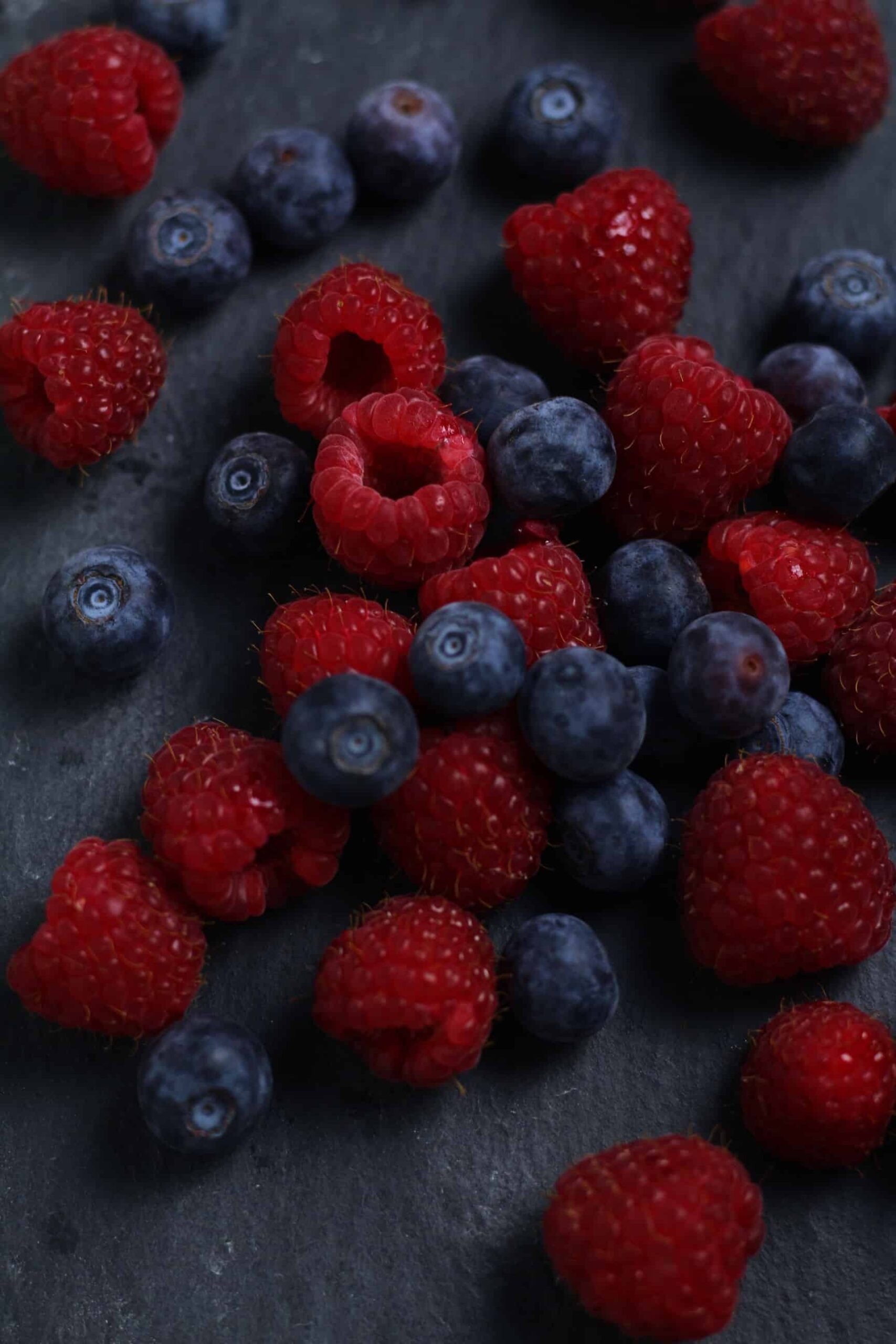 Blueberries and Raspberries