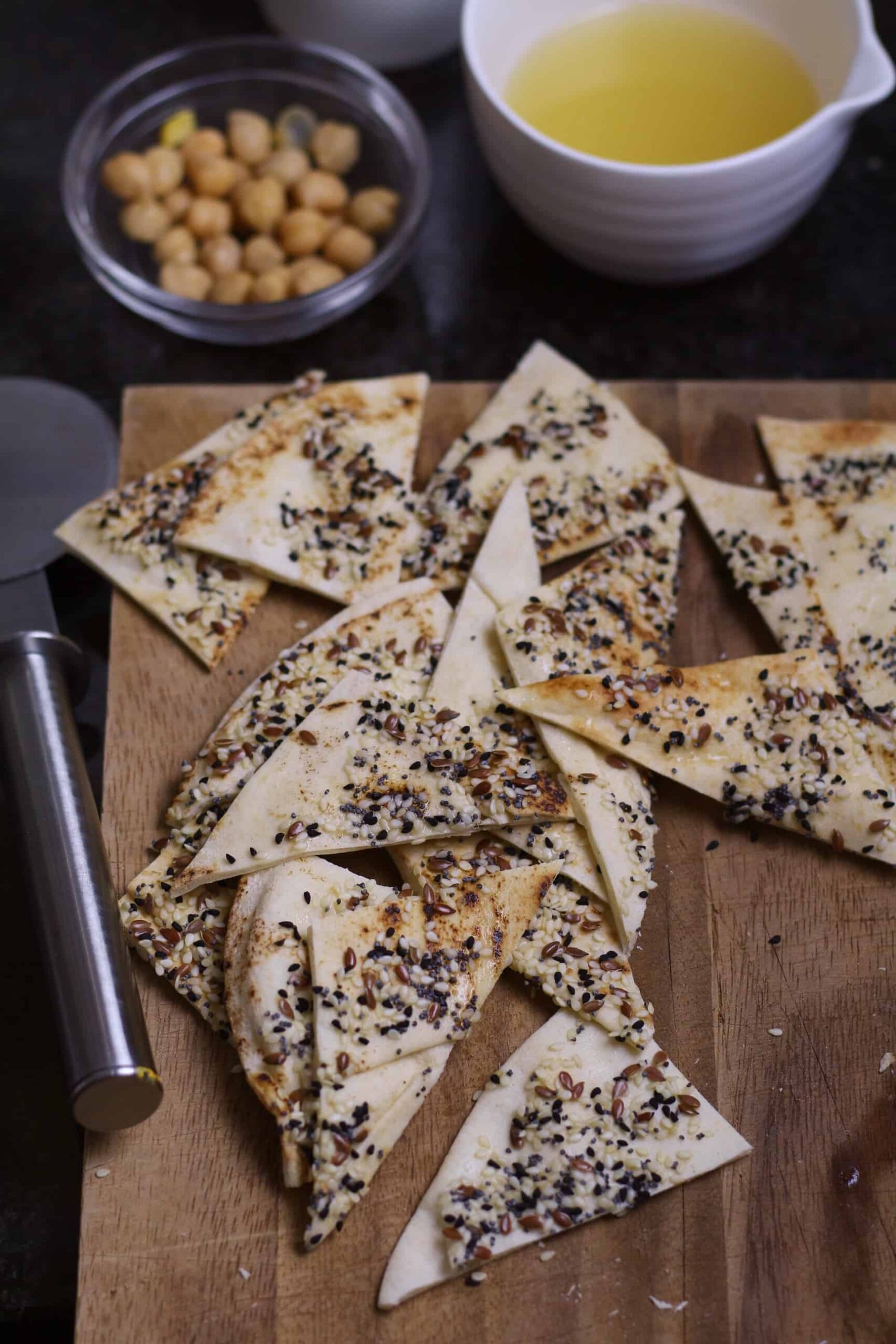 Toasted Crunchy Flatbreads