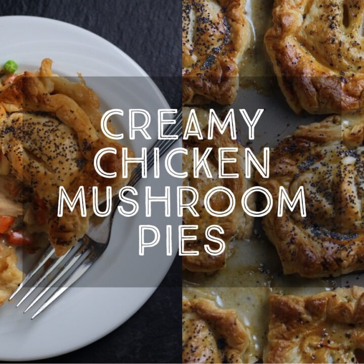 Creamy Chicken and Mushroom Pies