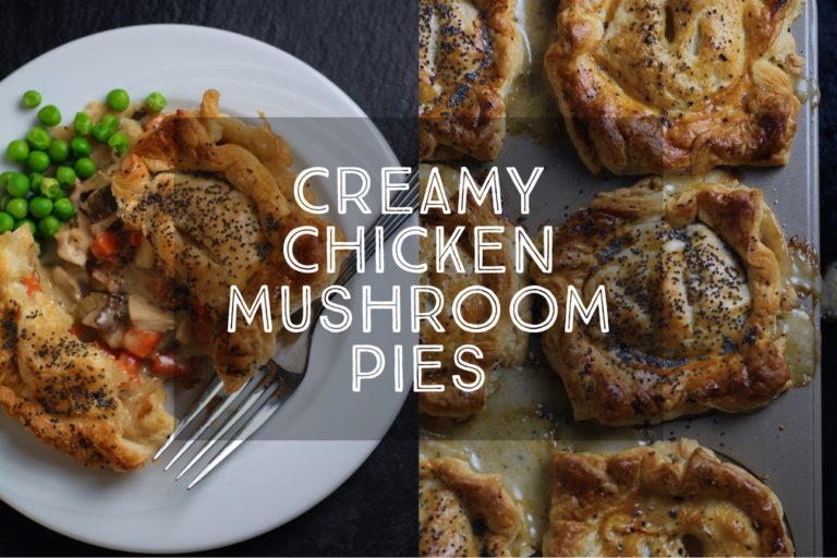 Creamy Chicken and Mushroom Pies