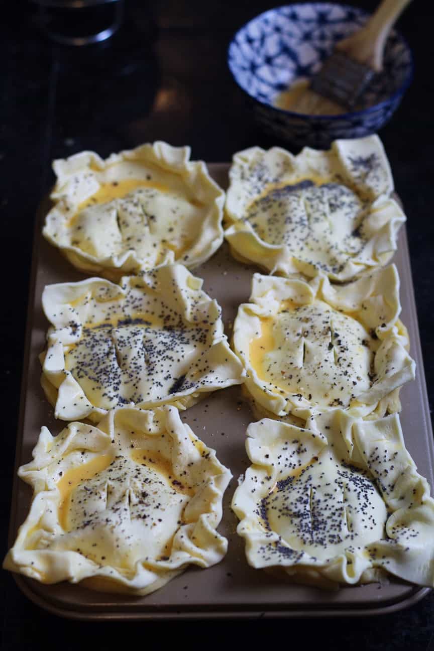 Creamy Chicken and Mushroom Pies