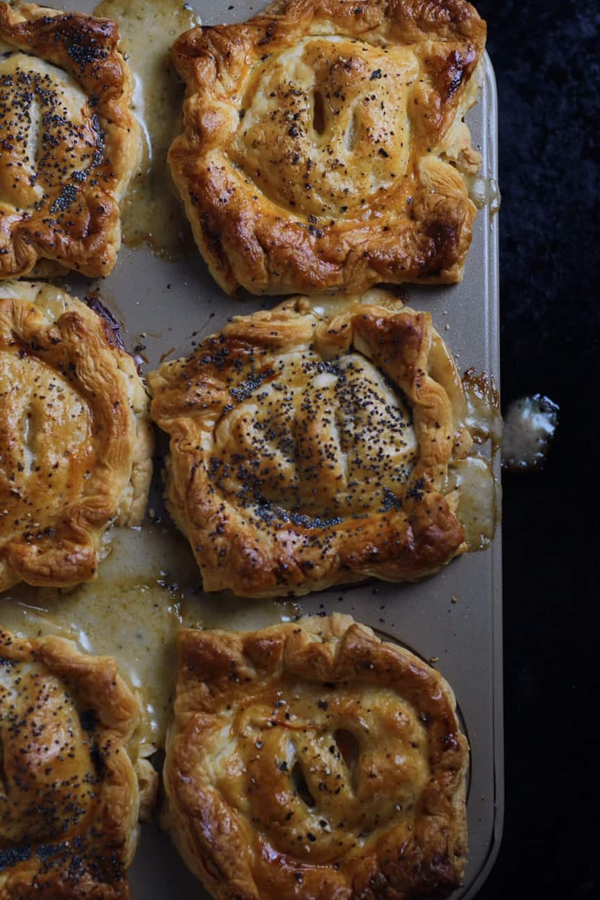 Creamy Chicken and Mushroom Pies