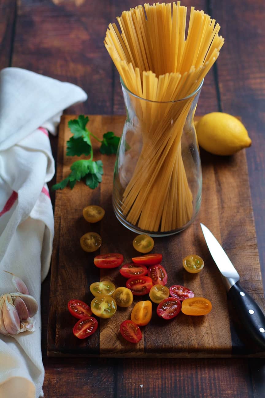 Tomatoes, Lemon, Garlic, Parsley