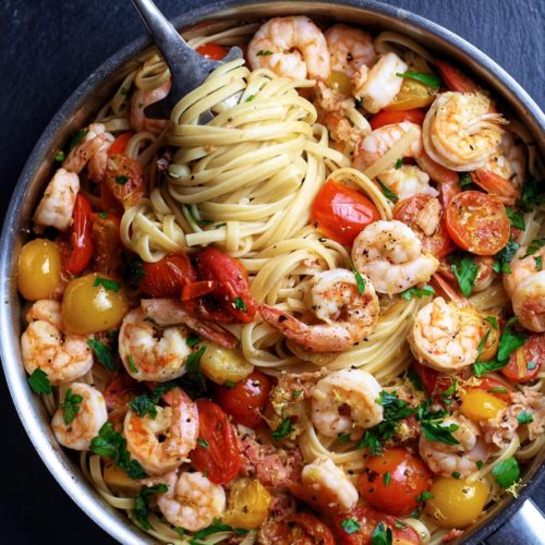 How To Make A Fresh And Summery Prawn And Lemon Linguine - Days Of Jay