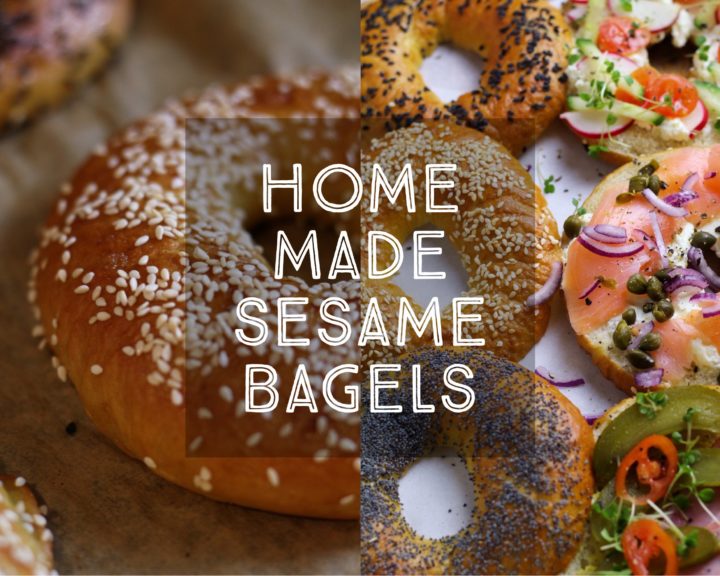 Homemade Sesame Bagels