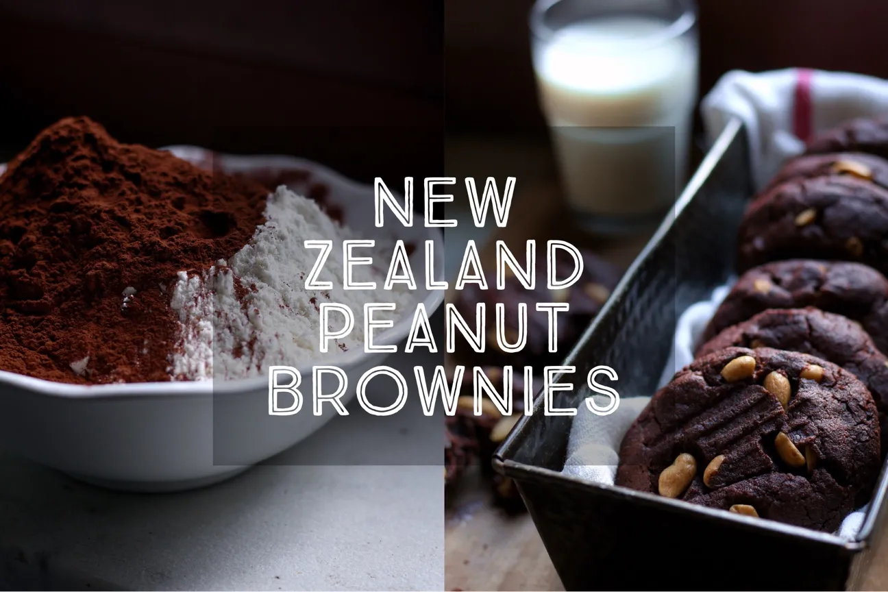 New Zealand Peanut Brownies