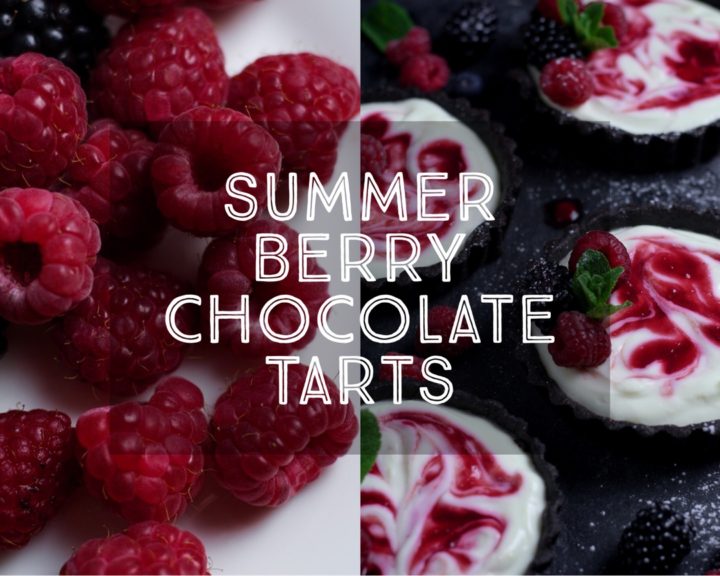 Summer Berry Chocolate Tarts