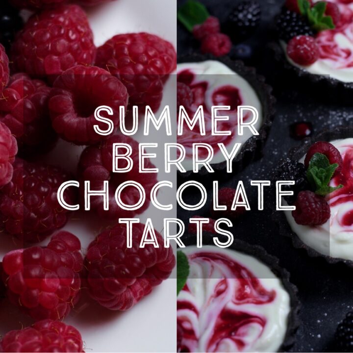 Summer Berry Chocolate Tarts