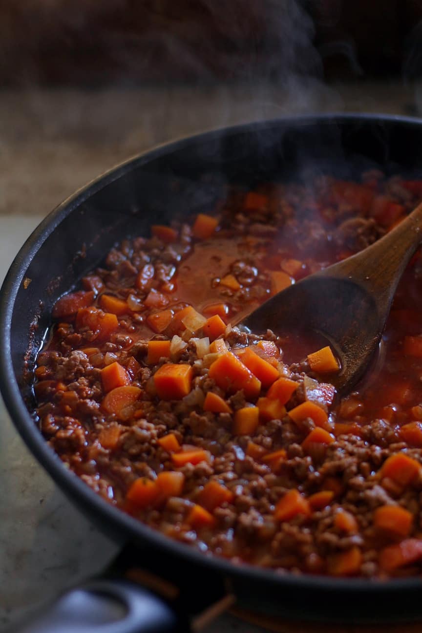 Beef and Lentil Cottage Pie Filling