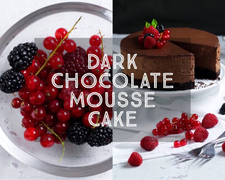 Dark Chocolate Mousse Cake
