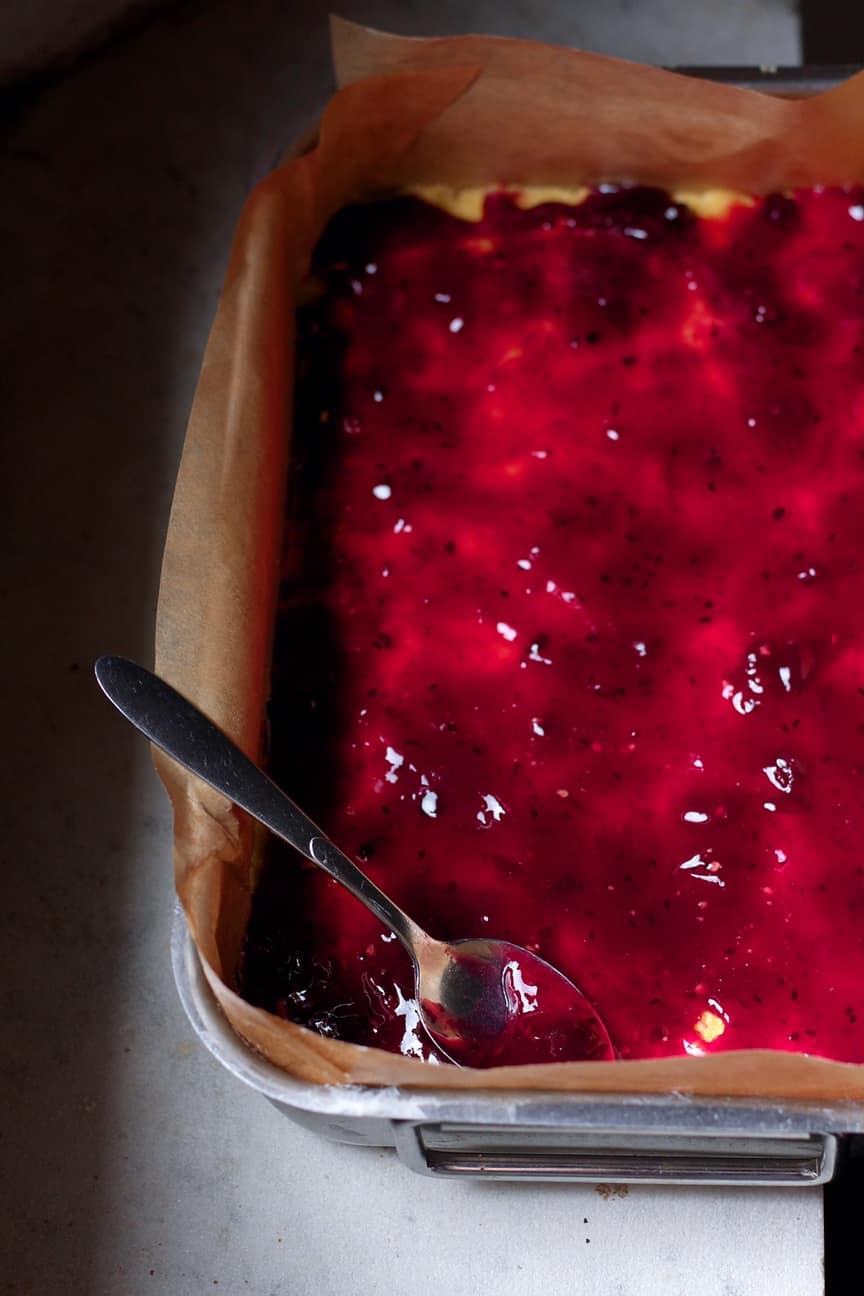 Berry Jam and Shortcake Dough