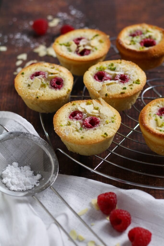 Raspberry and Almond Friands