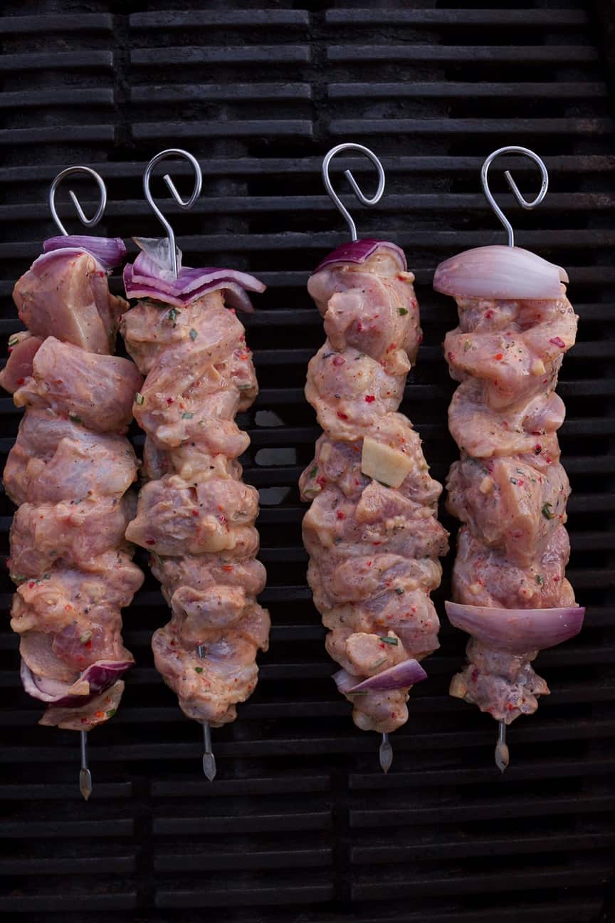 Turkish Chicken Shish Kebabs