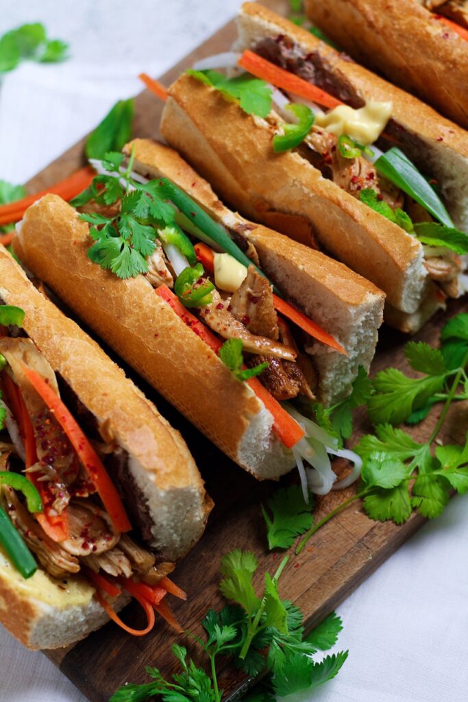 Vietnamese Chicken Bahn Mi