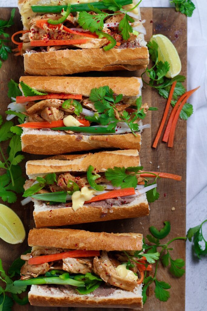 Vietnamese Chicken Bahn Mi