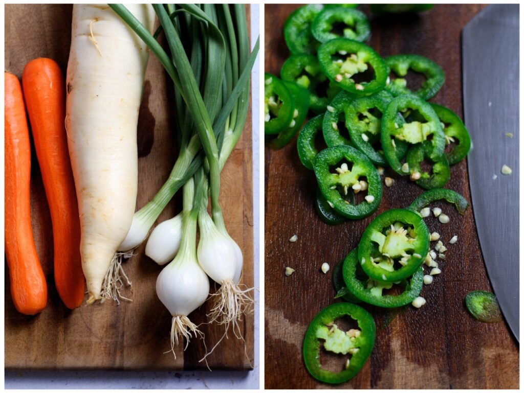 Báhn Mì filling ingredients